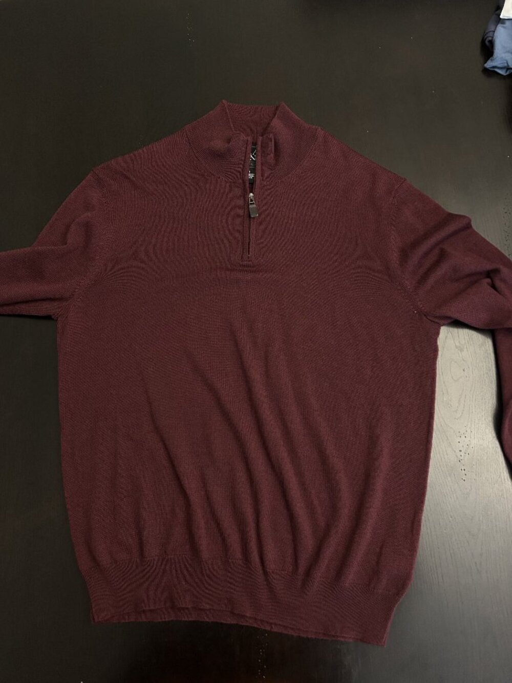 Joseph A Bank traveler half zip sweater - maroon